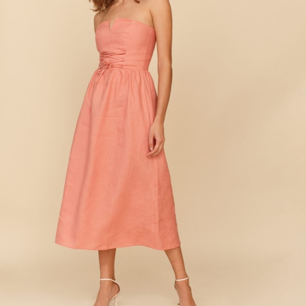 Reformation Cosima Linen Dress